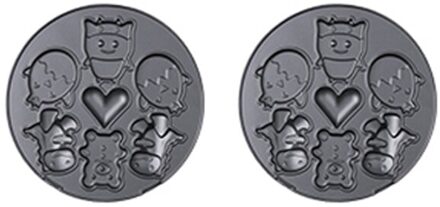 Wafels Maker Platen Donuts Taiyaki Brownie Ei Wafel Mini Pie Wafel Kegel Verwijderbare Platen Non-stick Coating 220V dier Waffle Plate