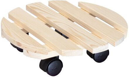 Wagner Plantenroller Gh0018 Met Wielen Grenen 30cm – Maximaal Draagvermogen 100kg