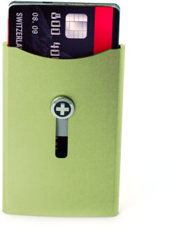 Wagner Superslim Wallet Sage Green Groen - 90 x 60 x 8 mm