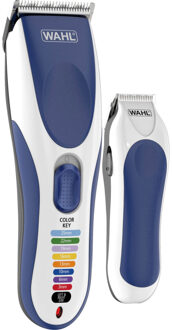 Wahl Color Pro Cordless Combo Tondeuse Blauw