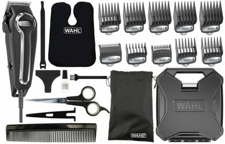 Wahl Tondeuse / Elite Pro Clipper / Inclusief 10 opzetkammen Tondeuse Zwart