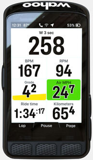 Wahoo Fitness Elemnt Ace GPS Fietscomputer Zwart - One size