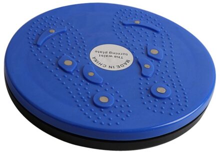 Waist Twisting Disc Balance Board Fitness Equipment for Home Body Aerobic Rotating Sports Magnetic MassagePlate Exercise Wobble6 blauw