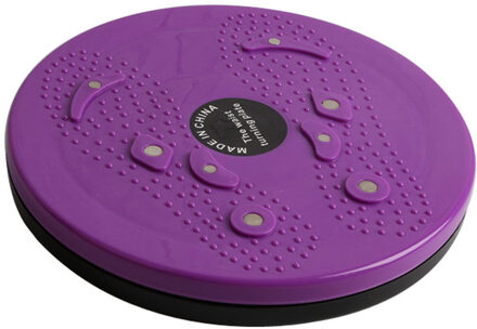 Waist Twisting Disc Balance Board Fitness Equipment for Home Body Aerobic Rotating Sports Magnetic MassagePlate Exercise Wobble6 paars