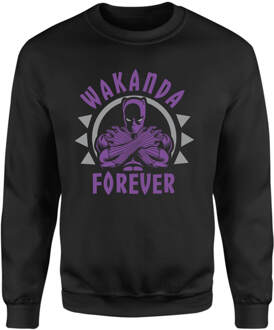 Wakanda Forever Sweatshirt - Black - S - Zwart