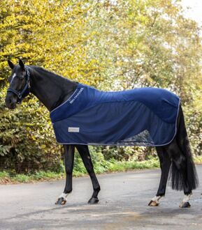 Waldhausen Comfort Fleece - Zweetdeken - Paardendeken - 185 cm - Blauw