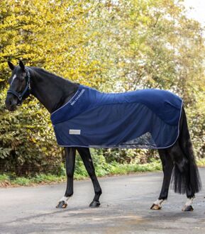 Waldhausen Comfort Fleece - Zweetdeken - Paardendeken - 205 cm - Blauw