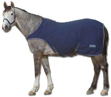 Waldhausen Econommic Fleece - Zweetdeken - Paardendeken - 185 cm - Blauw