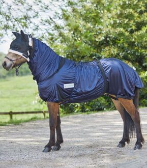 Waldhausen Eczeemdeken - Paardendeken - 215 cm - Blauw