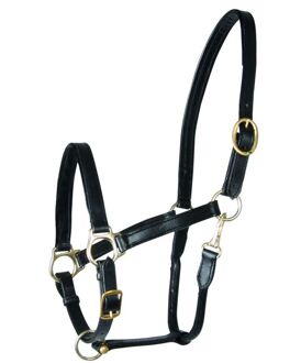 Waldhausen Halster Leder - Paard Halsters - Cob - Zwart
