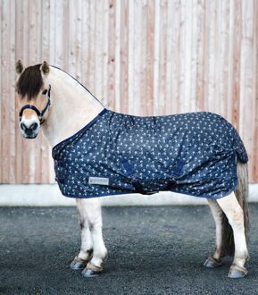 Waldhausen Lucky Fleece - Regendeken - Paardendeken - 195 cm - Blauw