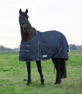 Waldhausen Regendeken Economic Met Zachte Voering Blauw - Paardendekens - 135 cm