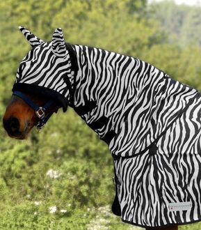 Waldhausen Zebra - Halsstuk van vliegendeken - Paardendeken - Shetlander - Zebra