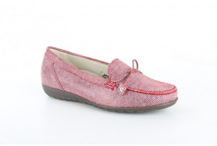 Waldläufer 329501-127-069 dames instappers sportief Rood - 38,5