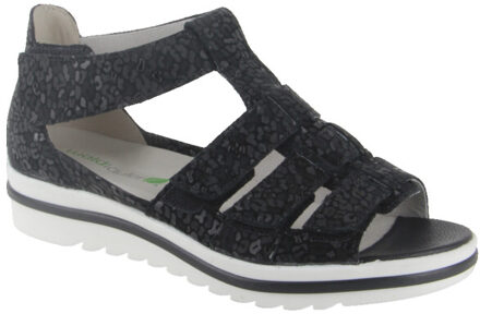 Waldläufer 351802-128-001 dames sandalen sportief Zwart - 37,5
