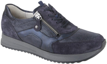 Waldläufer 752004-404-194 dames veterschoenen sportief Blauw - 39