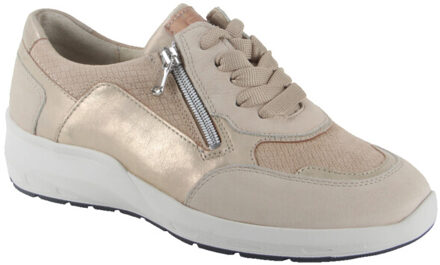 Waldläufer 831004-500-698 dames veterschoenen sportief Beige - 38