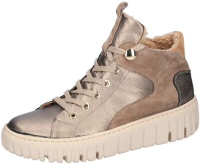 Waldläufer 941804-400-212 dames veterboots sportief - maat 38 Brons