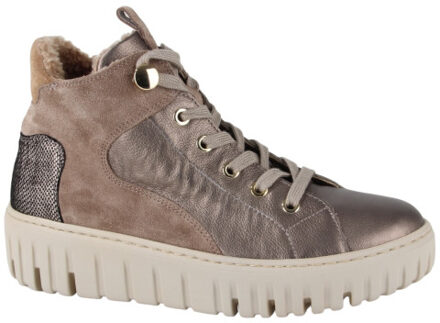 Waldläufer 941804-400-212 dames veterboots sportief Zilver - 42