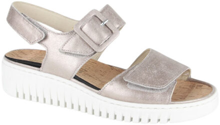 Waldläufer 955004-131-070 dames sandalen sportief - maat 38,5 Zilver