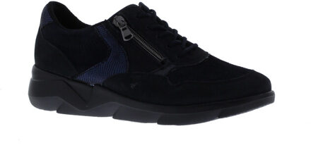 Waldläufer Funky k dames sneaker | dames | maat: | combinatie - maat 37,5 Blauw