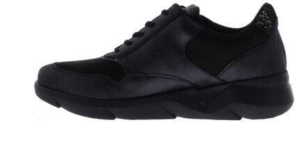 Waldläufer Funky k dames sneaker | dames | maat: | combinatie - maat 38 Zwart