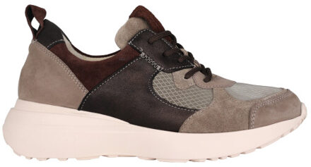 Waldläufer G-jessy dames sneaker Bruin - 40