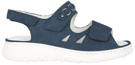 Waldläufer H-joline dames sandaal - maat 38 Blauw