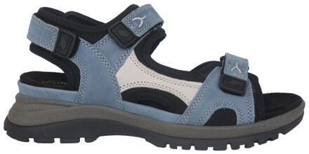 Waldläufer H-sora dames sandaal - maat 38 Blauw