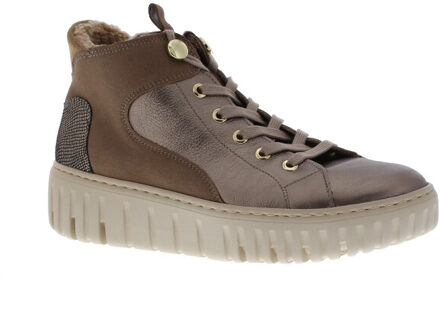 Waldläufer Livia h dames veterboot | dames | maat: | combinatie Taupe - 39