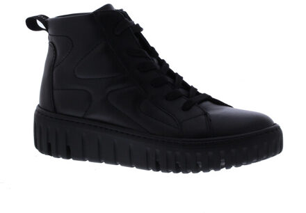 Waldläufer Lovia h dames veterboot | dames | | maat: | combinatie - maat 39 Zwart