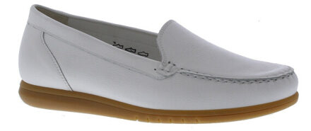 Waldläufer Wanda h dames instapper | maat: | | dames | leer Wit - 40