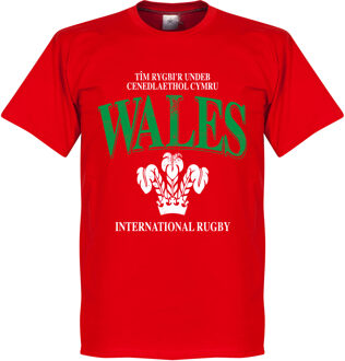 Wales Rugby T-Shirt - Rood - XS