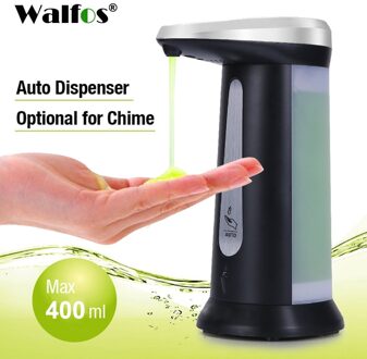 Walfos 400Ml Abs Gegalvaniseerd Automatische Zeepdispenser Smart Sensor Touchless Sanitizer Dispensador Voor Keuken Badkamer