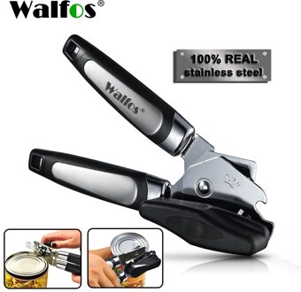 Walfos Roestvrij Stalen Blikjes Opener Professionele Ergonomische Handleiding Blikopener Side Cut Handleiding Blikopener