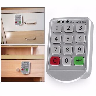Walfront Intelligente Deur Codeslot Digitale Wachtwoord Toetsenbord Aantal Kastdeur Code Lock Zinklegering En Plastic Kast Lock