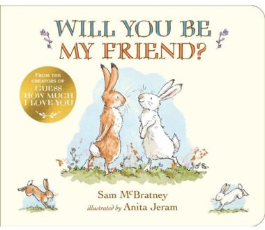 Walker Books Nutbrown Hare (02): Will You Be My Friend? (Board Book) - Sam Mcbratney