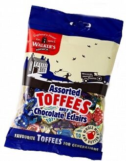 Walkers - Nonsuch Assorted Toffees & Eclairs Bag 150 Gram