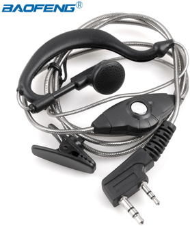 Walkie talkie Baofeng earphone uv 5r earbuds PTT with mic in ear hook headphone k port two way radio headset uv-5r bf-888s