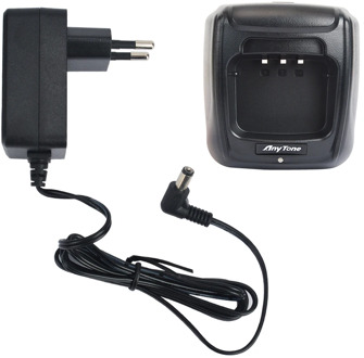 walkie talkie charger Anytone AT-D878UV Plus desktop charger QBC-45L with AC adapter SAW12-120-1000GD