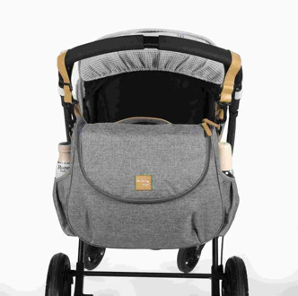 Walking Mum Nature maternity bag. Canastila: changer, long handle and short handles for cart. Baby gift, newborn.