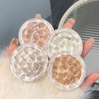 Walking The Milky Way Fine Glitter Highlighter - 4 Colors 04# Seaside Sunset - 3.5g