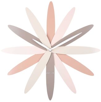 Wall Clock Bloom Roze