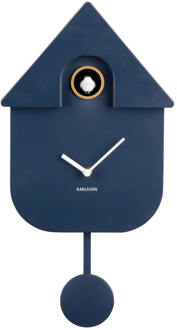 Wall Clock Modern Cuckoo Blauw