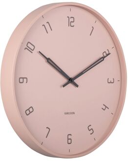 Wall Clock Stark Roze