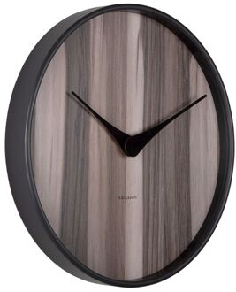 Wall Clock Wood Melange Bruin