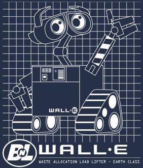 Wall-E Schematic Women's T-Shirt - Navy - M