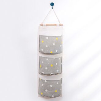 Wall Hanging Bag, 3 Pocket Hanger Organizer Bathroom Baby Hanging Bag Folding Storage Bag Children Room Pouch Home Decor