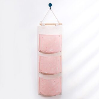 Wall Hanging Bag, 3 Pocket Hanger Organizer Bathroom Baby Hanging Bag Folding Storage Bag Children Room Pouch Home Decor