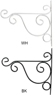 Wall Hanging Brackets Hooks for Garden Basket Lantern Lawn Light Flower Pots Plant Hanger Gardening Decoration 25x20CM